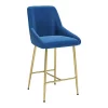 Zuo Modern Madelaine Counter Chair Navy
