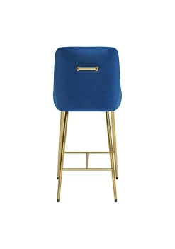 Zuo Modern Madelaine Counter Chair Navy -Zuo Modern Sales Belk 1090