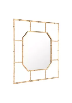 Zuo Modern Bamboo Square Mirror Gold