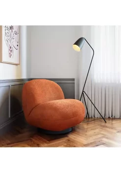 Zuo Modern Myanmar Accent Chair Burnt Orange