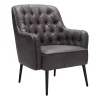 Zuo Modern Tasmania Accent Chair Vintage Black