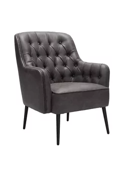Zuo Modern Tasmania Accent Chair Vintage Black