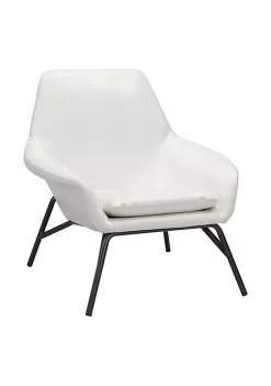 Zuo Modern Javier Accent Chair White
