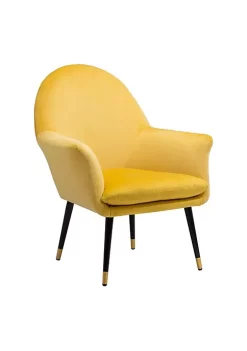Zuo Modern Alexandria Accent Chair Yellow