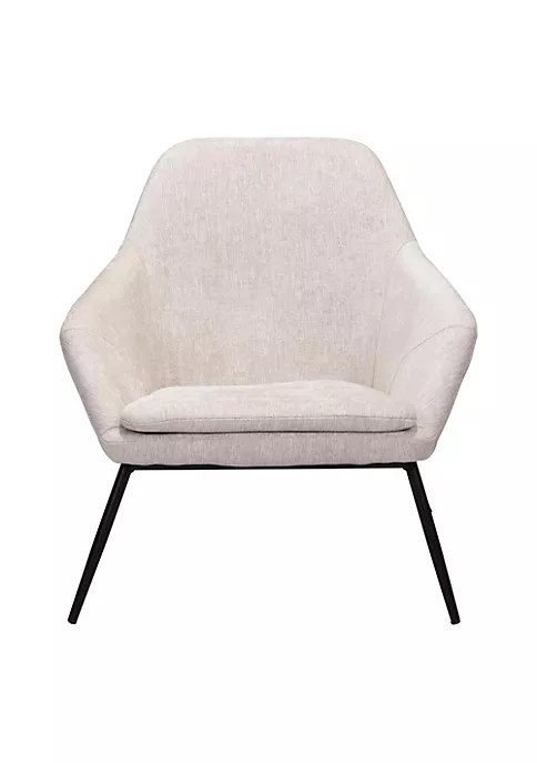 Zuo Modern Manuel Accent Chair Beige 3 Zuo Modern Manuel Accent Chair Beige - Image 3