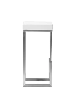 Zuo Modern Darwen Barstool (Set of 2) White -Zuo Modern Sales Belk 1366