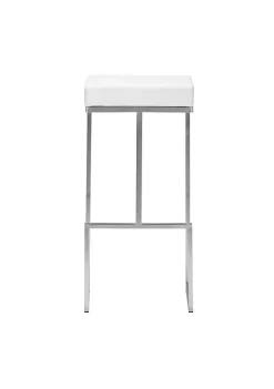 Zuo Modern Darwen Barstool (Set of 2) White -Zuo Modern Sales Belk 1367