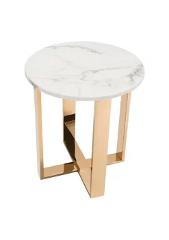 Zuo Modern Atlas End Table Stone & Gold 8 Zuo Modern Atlas End Table Stone & Gold -Zuo Modern Sales Belk 1399