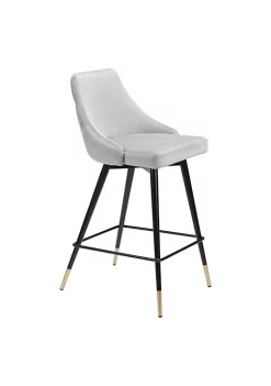 Zuo Modern Piccolo Counter Chair Gray -Zuo Modern Sales Belk 1404