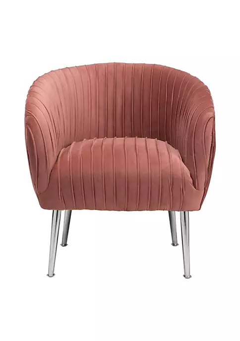 Zuo Modern Betsy Accent Chair Pink 3 Zuo Modern Betsy Accent Chair Pink - Image 3