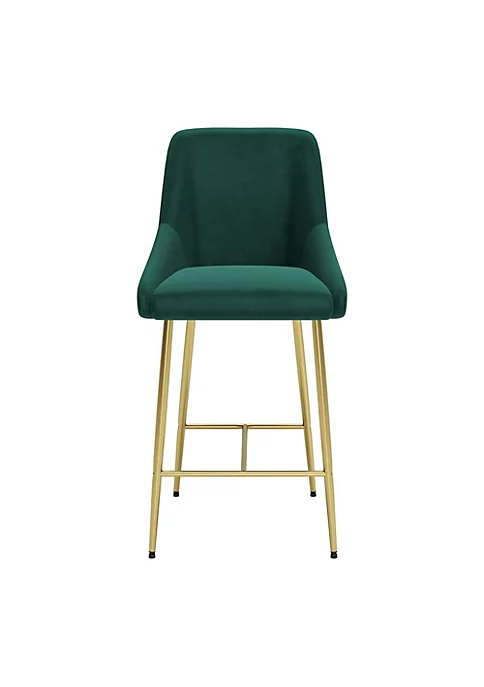 Zuo Modern Madelaine Counter Chair Green 3 Zuo Modern Madelaine Counter Chair Green - Image 3