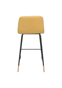 Zuo Modern Var Counter Chair Yellow -Zuo Modern Sales Belk 1431