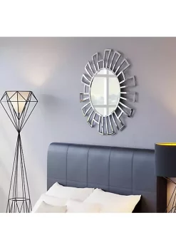 Zuo Modern Calmar Round Mirror Aluminum -Zuo Modern Sales Belk 1439