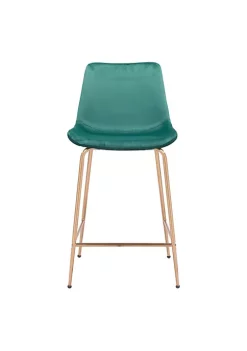 Zuo Modern Tony Counter Chair Green -Zuo Modern Sales Belk 1443