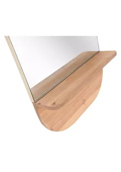 Zuo Modern Meridian Shelf Mirror Gold & Brown -Zuo Modern Sales Belk 1460