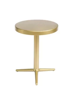 Zuo Modern Derby Accent Table Brass
