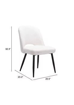 Zuo Modern Teddy Dining Chair (Set of 2) -Zuo Modern Sales Belk 38