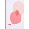 Zuo Modern Pink Geode Canvas Wall Art