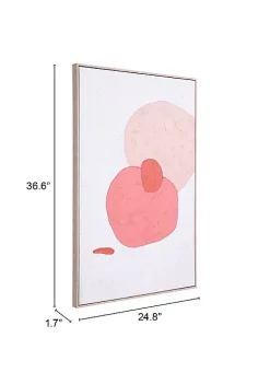 Zuo Modern Pink Geode Canvas Wall Art -Zuo Modern Sales Belk 602