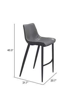 Zuo Modern Magnus Bar Chair (Set of 2) -Zuo Modern Sales Belk 708